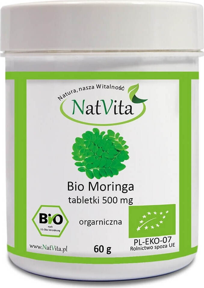 Moringa BIO 500mg 120 comprimés 60g NATVITA