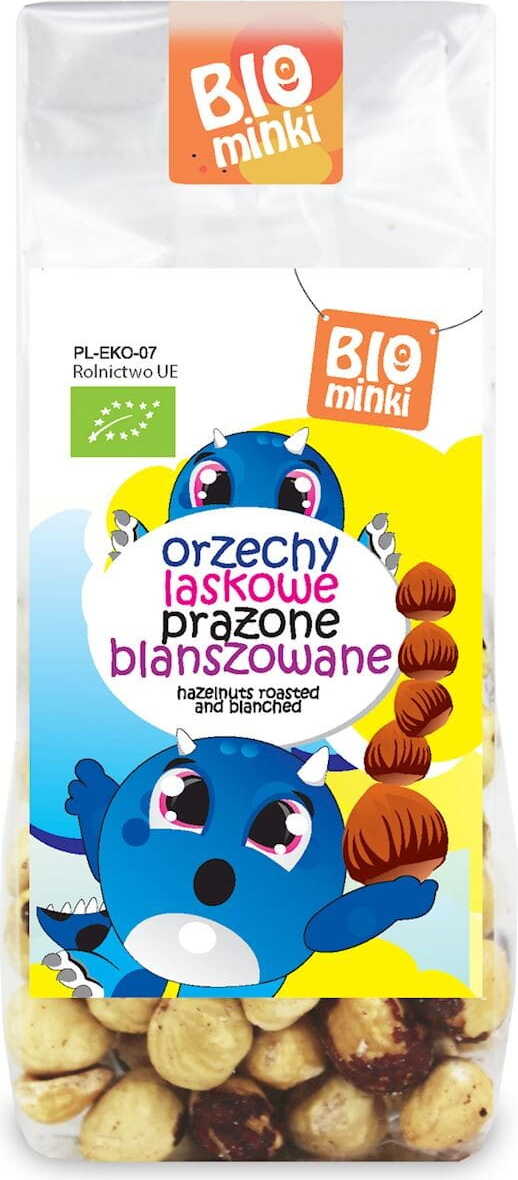 Noisettes mondées torréfiées BIO 100 g - BIOMINKI