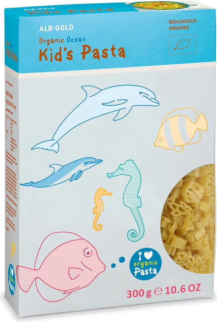 Pâtes (semoule) pour enfant océan BIO 300 g - ALB GOLD