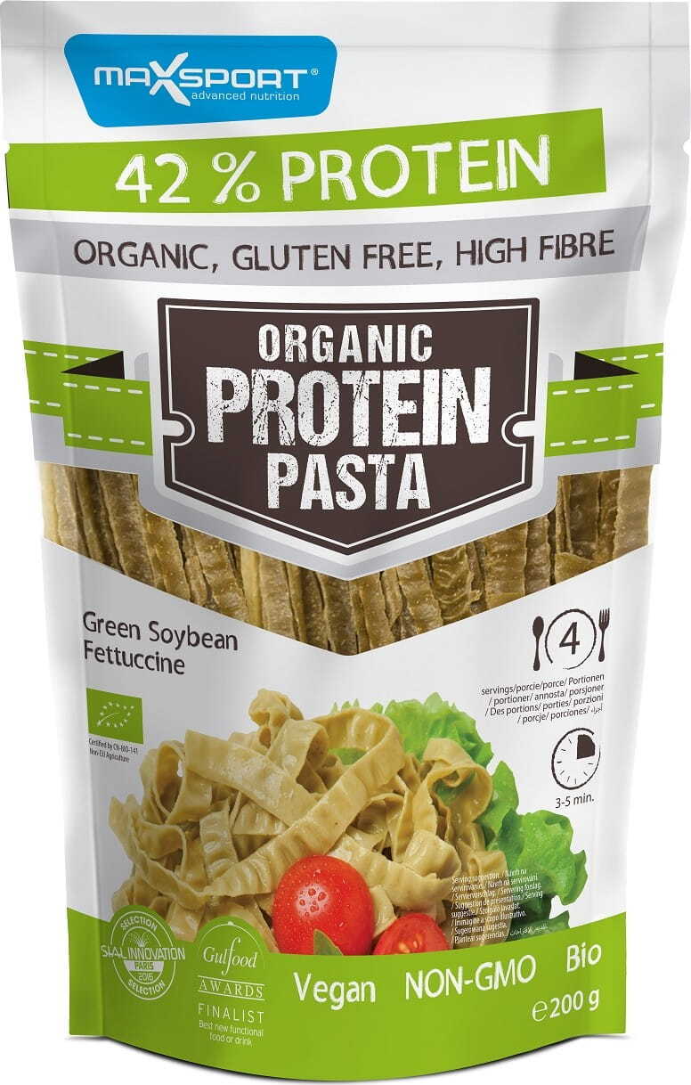 Pâtes (à base de soja vert) fettuccine sans gluten BIO 200 g - MAXSPORT
