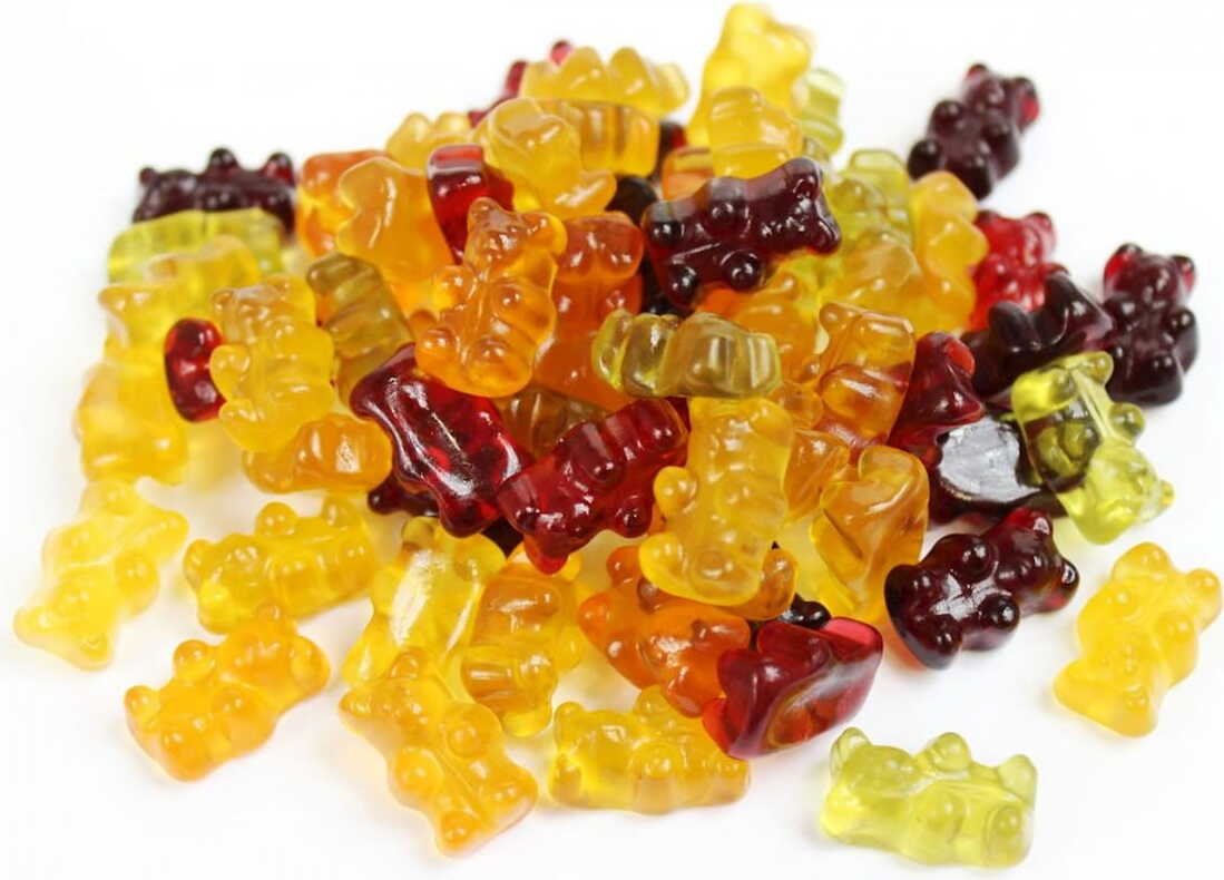 Jelly beans (ours) sans gélatine BIO (matière première) (15 kg)