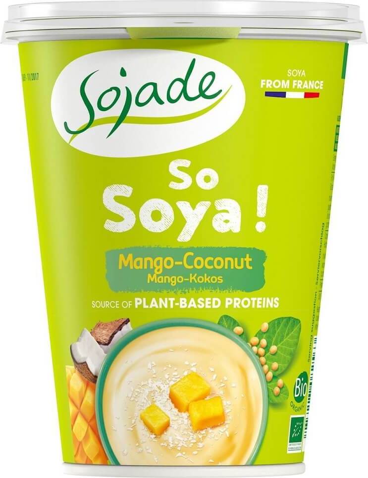 Produit soja mangue - noix de coco sans gluten BIO 400 g - SOJADE