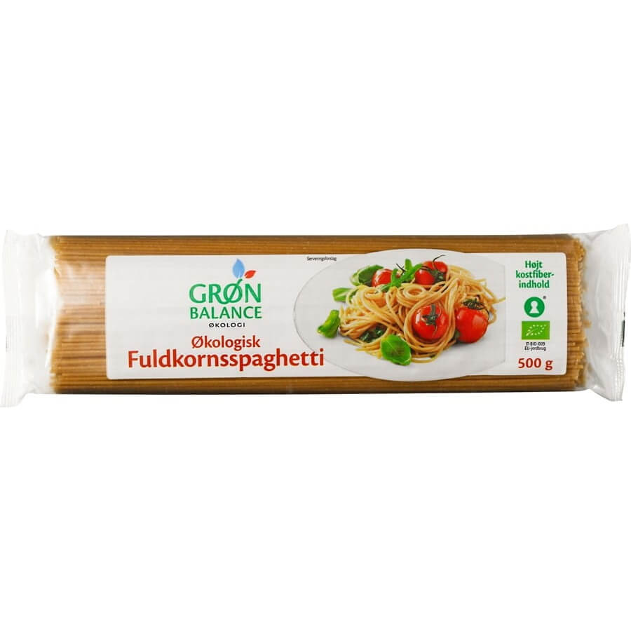 Pâtes (semoule complète) spaghetti BIO 500 g - GRON BALANCE