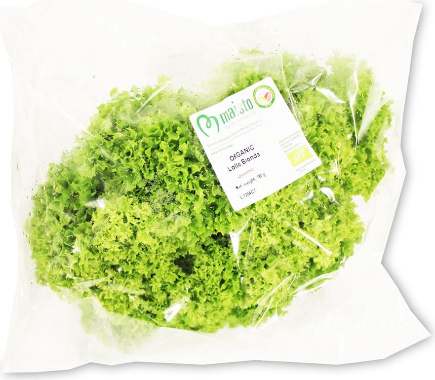 Emballage en vrac (pcs.) - laitue fraîche lollo biondo BIO (environ 4 pcs.)
