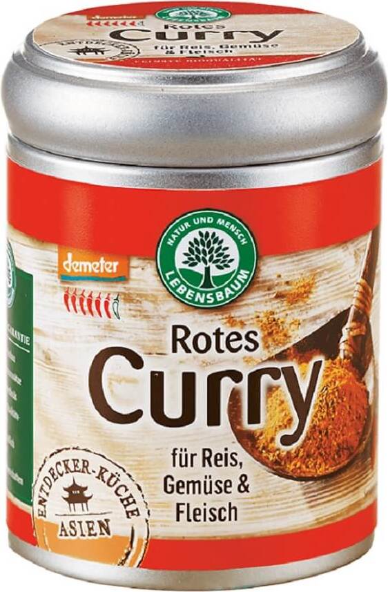 Épice curry rouge BIO 55 g - LEBENSBAUM