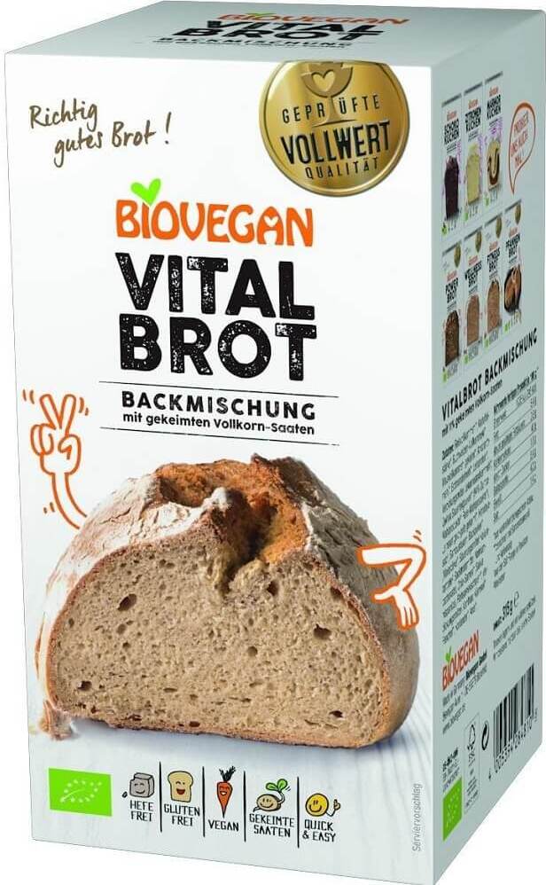 Mélange à pain vital BIO 315 g sans gluten - BIO VEGAN