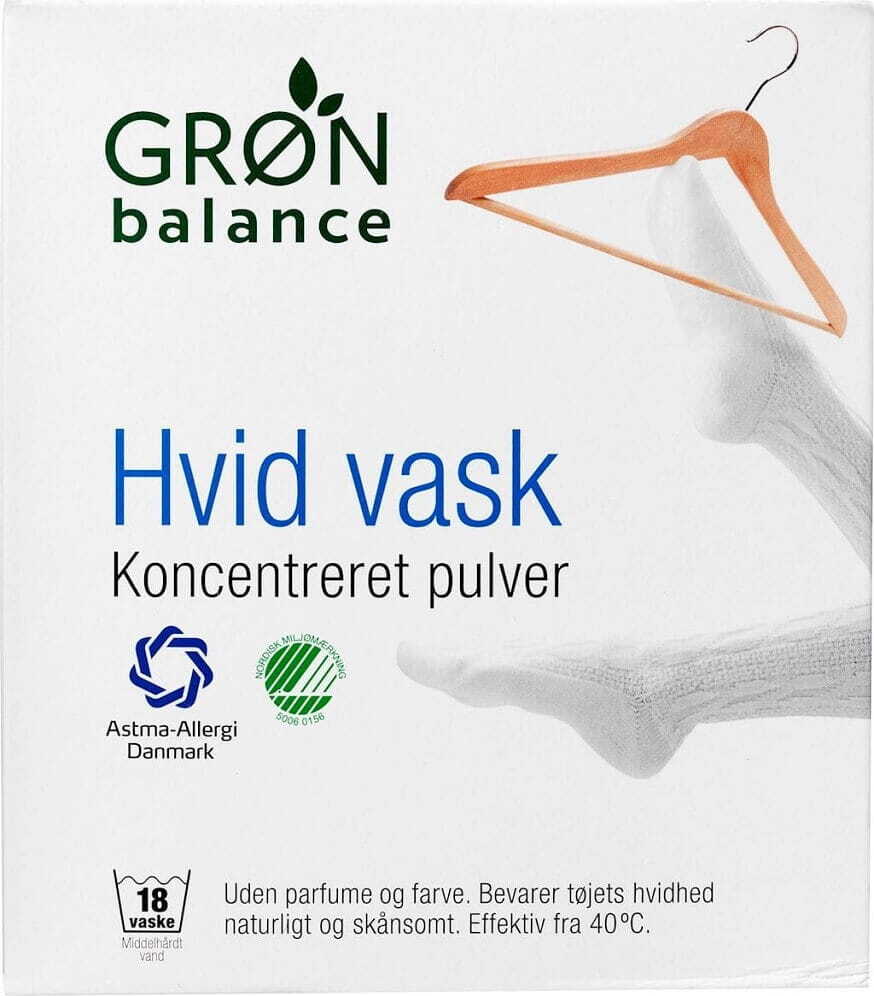 Lessive en poudre pour linge blanc 785 g - GRON BALANCE