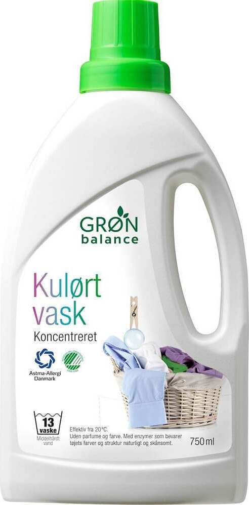 Liquide pour laver les vêtements colorés 750 ml - GRON BALANCE