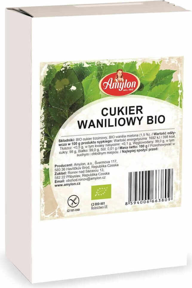 Sucre vanillé BIO 100 g - AMYLON