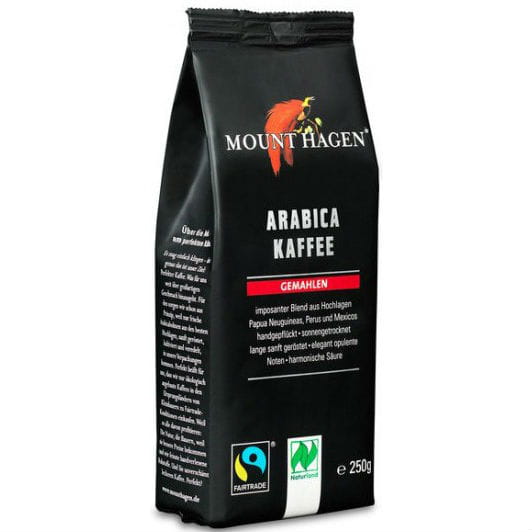 Café moulu arabica torréfié équitable BIO 250 g - MOUNT HAGEN