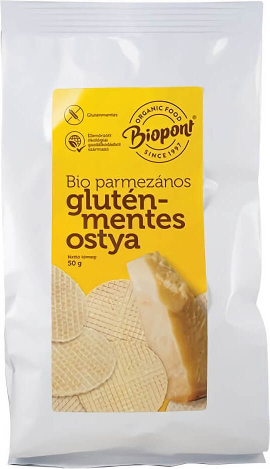 Gaufrettes au Parmesan sans gluten BIO 50 g - BIO PONT