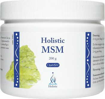 MSM soufre organique optiMSM 200g HOLISTIC