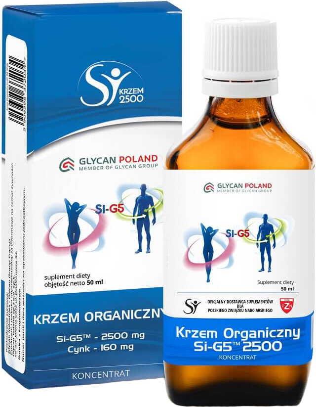 Silicium organique si - g5 2500 + concentré 50 ml GLYCAN POLOGNE