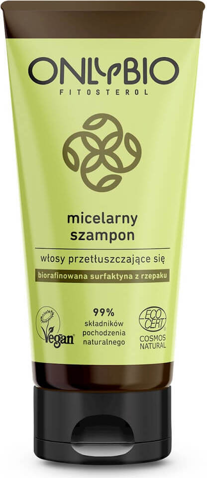 Shampoing micellaire pour cheveux gras - tube 200 ml - UNIQUEMENT BIO