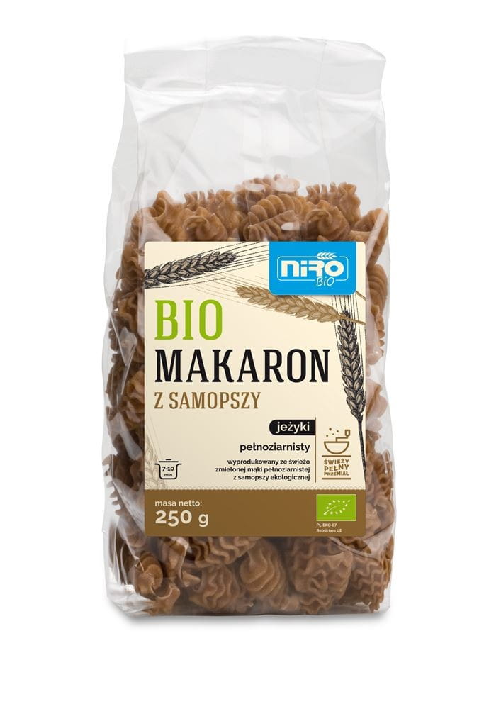 Pâtes complètes hérisson (petit épeautre) BIO 250 g - NIRO