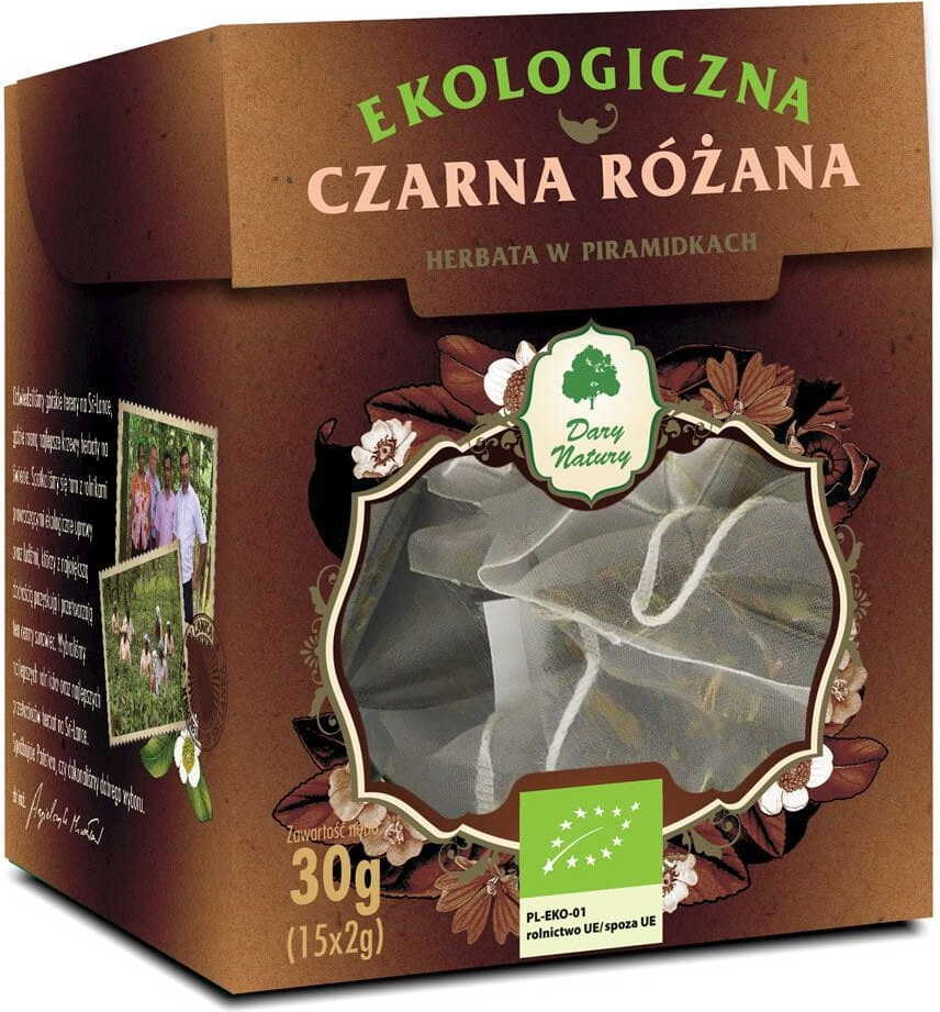 Thé BIO pyramide rose noire (15 x 2 g) - CADEAUX DE LA NATURE