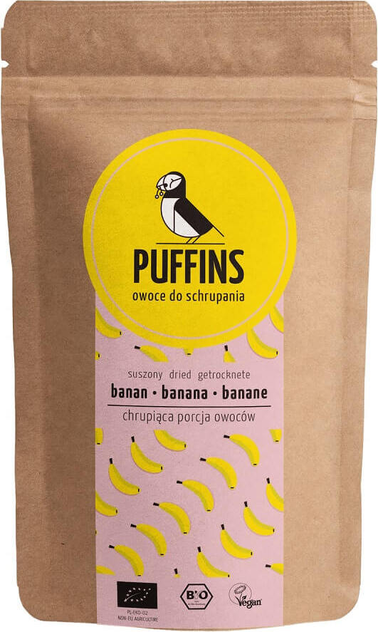 Banane séchée BIO 40 g - PUFFINS