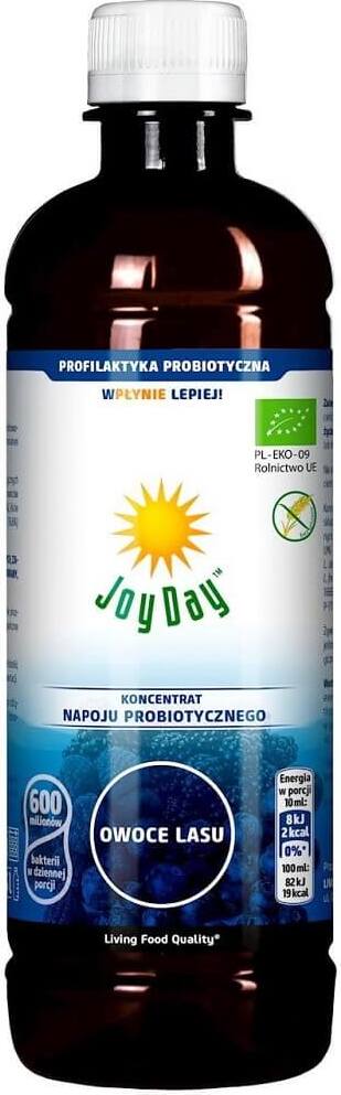 Fruits des bois concentré de boisson probiotique BIO 500 ml - JOY DAY