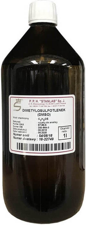 Diméthylsulfoxyde dmso flacon verre 1000ml STANLAB