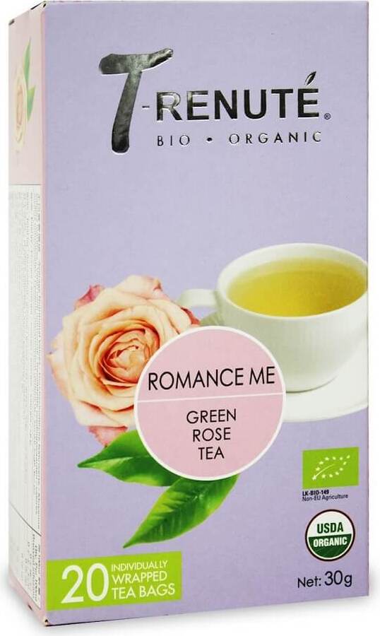 Romance me thé vert rose BIO 30 g (15 g x 20 pièces) - T'RENUTE