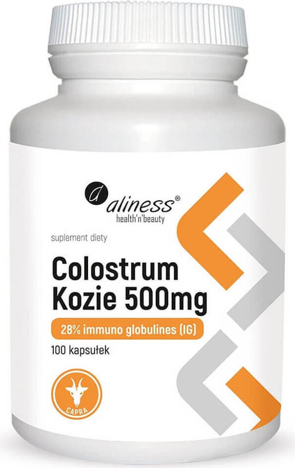 Colostrum de chèvre 500mg 28% imuno glbulines et g 100 gélules ALINESS