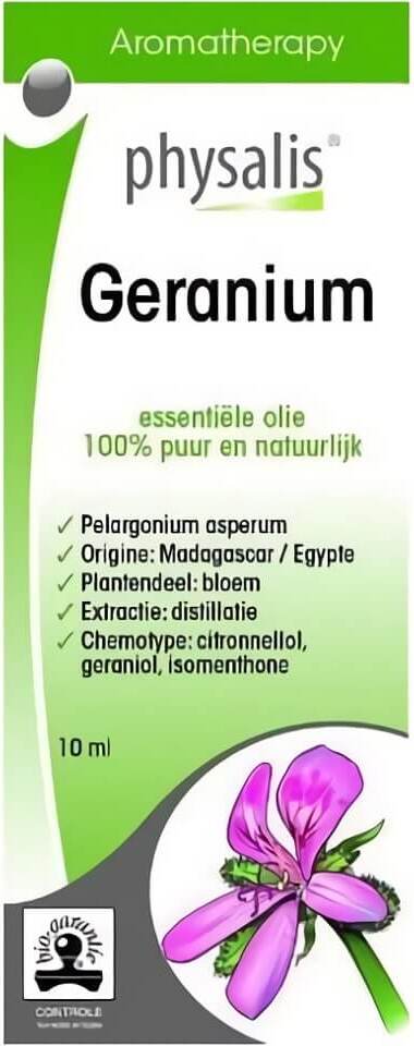 Huile essentielle de Géranium (pélargonium) 10 ml - PHYSALIS