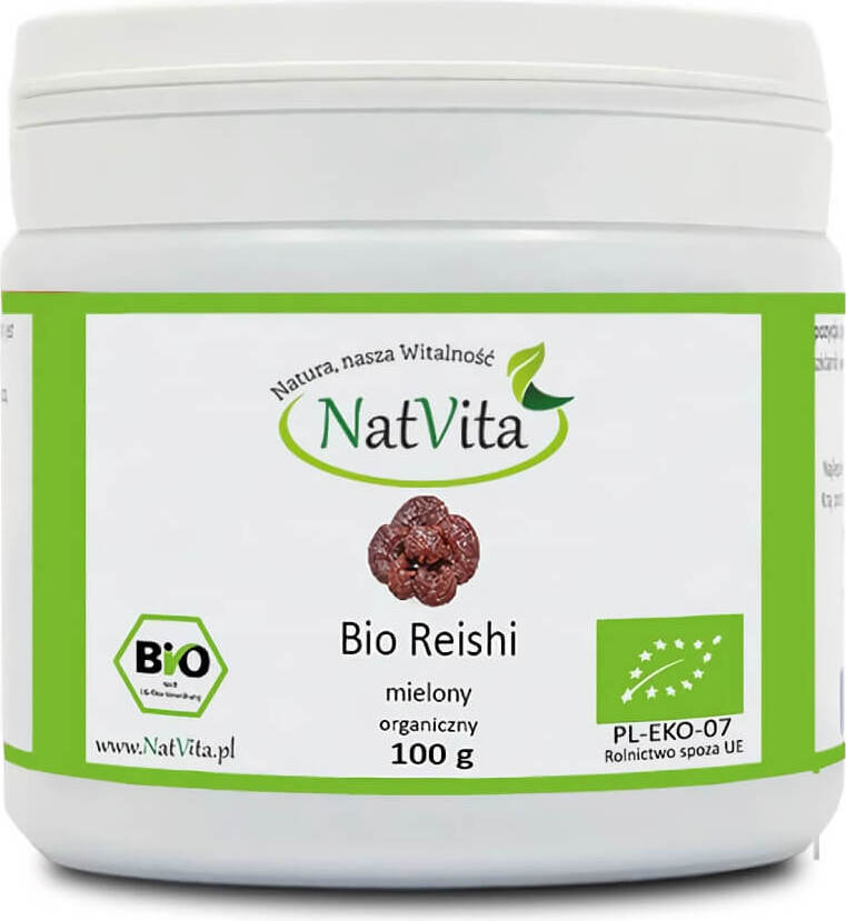 Champignons Reishi moulus BIO 100% 100g NATVITA