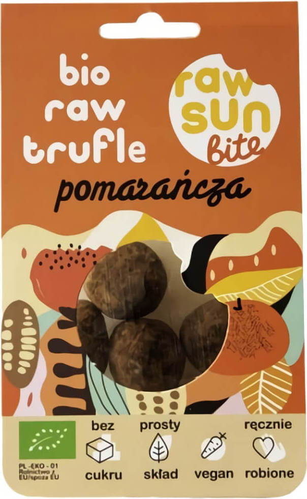 Truffes à l'orange BIO 105 g - RAW SUN BITE
