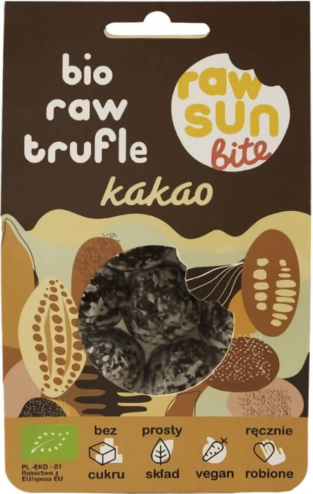 Truffes au cacao BIO 105 g - RAW SUN BITE