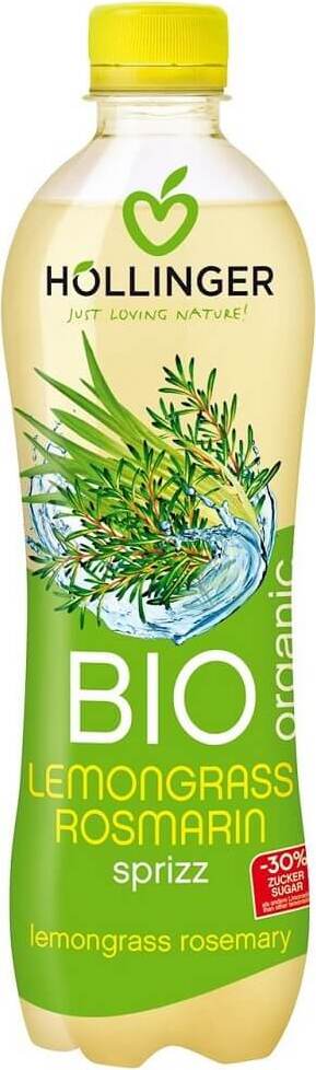 Boisson gazeuse citronnelle - romarin BIO 500 ml - HOLLINGER