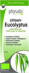 Eucalyptus Citroen (eucalyptus citronné) huile essentielle BIO 10 ml - PHYSALIS