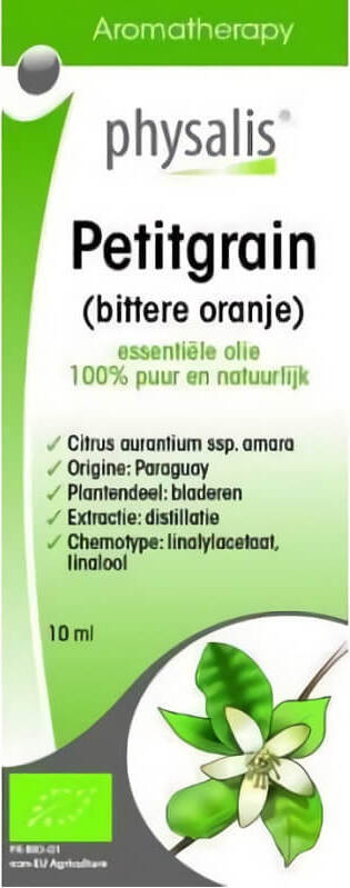 Huile essentielle de petitgrain (oranger) BIO 10 ml - PHYSALIS