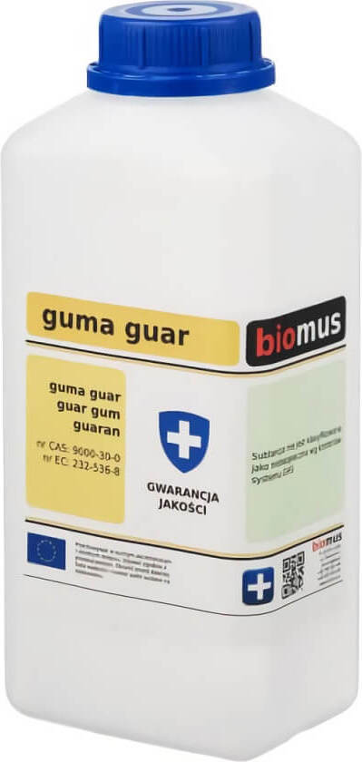 Gomme de guar gomme de guar guaran grade pur 1kg BIOMUS