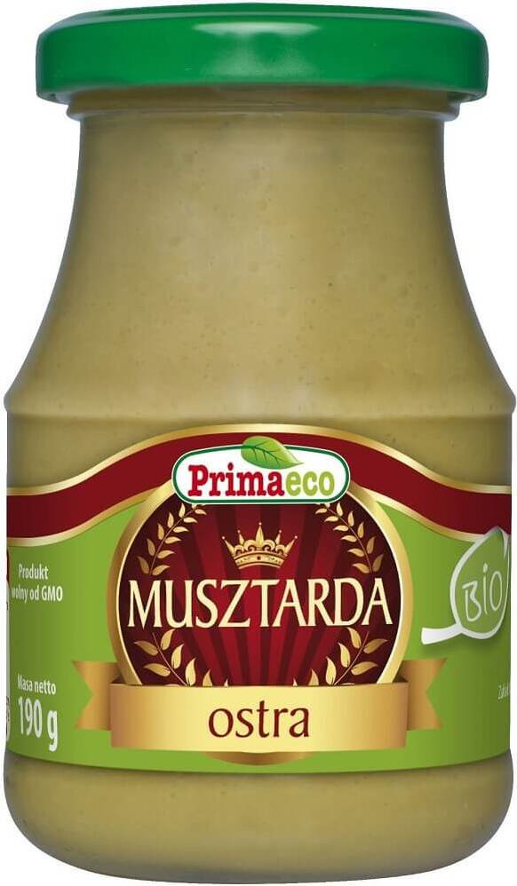 Moutarde épicée BIO 170 g - PRIMAECO