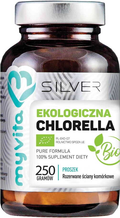 Poudre de Chlorelle BIO 250g MYVITA SILVER PURE