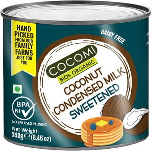 Boisson condensée à la noix de coco en canette BIO 240 g - COCOMI