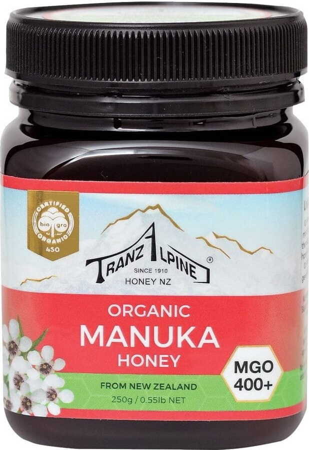 Miel de Manuka MGO 400+ BIO 250 g - TRANZALPINE