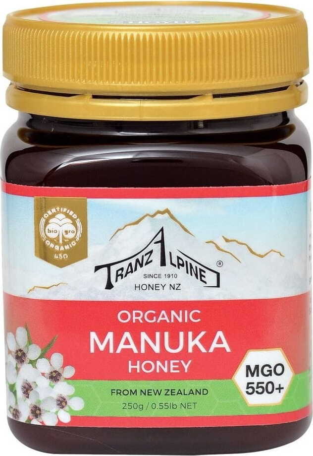 Miel de Manuka MGO 550+ BIO 250 g - TRANZALPINE