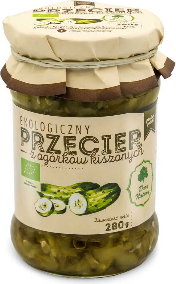 Purée de concombre mariné BIO 280 g - CADEAUX DE LA NATURE