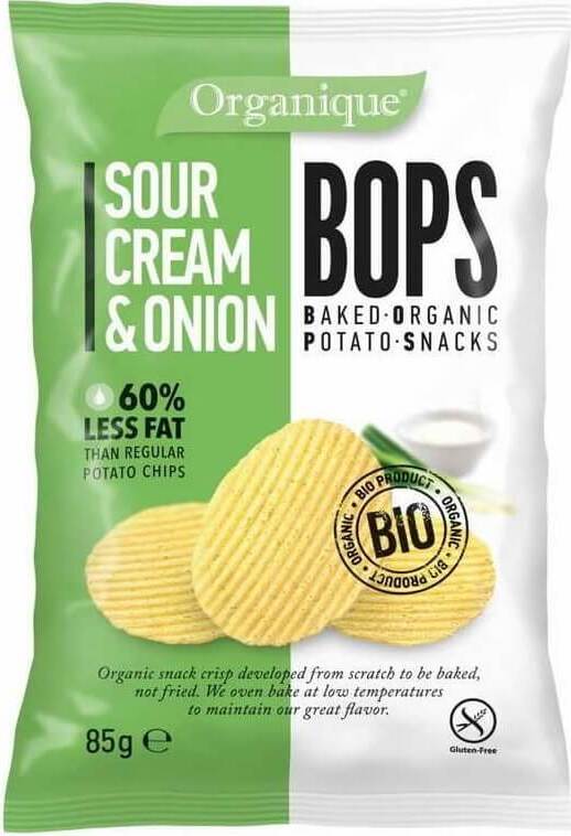 Chips crème et oignons sans gluten BIO 85 g BIO