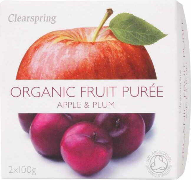 Dessert pomme - prune BIO 200 g CLEARSPRING