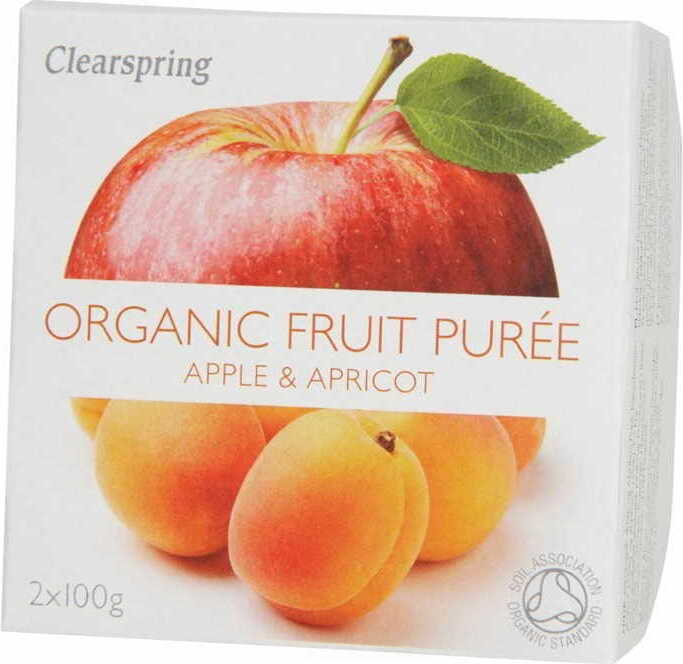 Dessert pomme - abricot BIO 200 g CLEARSPRING