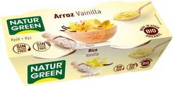 Dessert de riz à la vanille BIO 2 x 125 g NATURGREEN