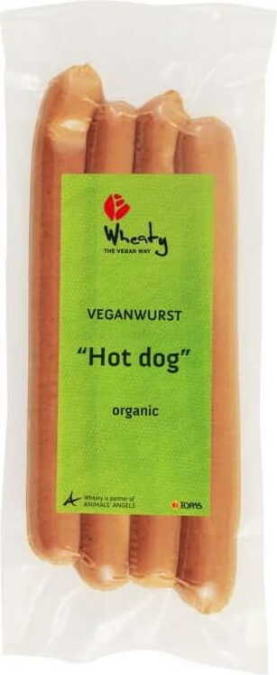 Saucisses hot-dog véganes viennoises BIO 200 g WHEATY