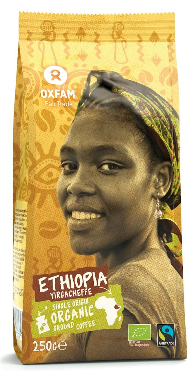Café moulu yirgacheffe arabica ethiopia commerce équitable BIO 250 g - OXFAM