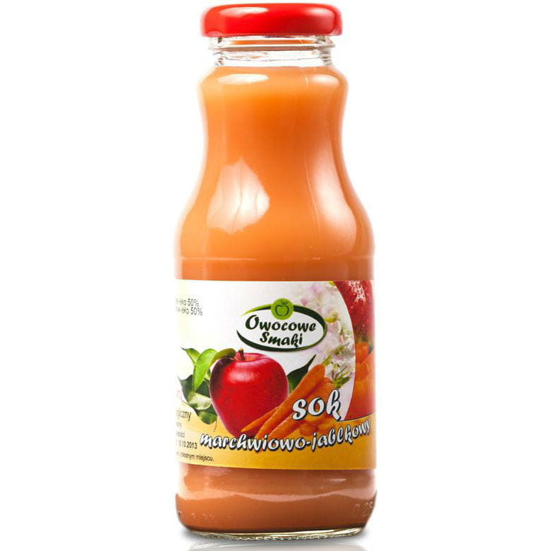 Jus de carotte et pomme BIO 250 ml - SAVEURS DE FRUITS