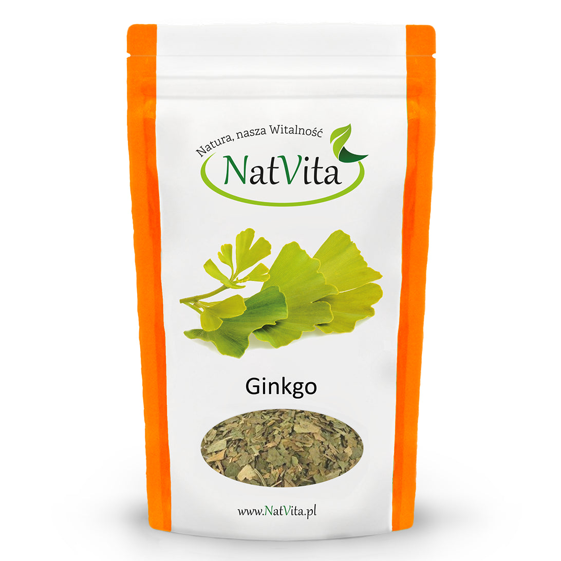 Ginkgo biloba japonais feuilles coupées 100g NATVITA