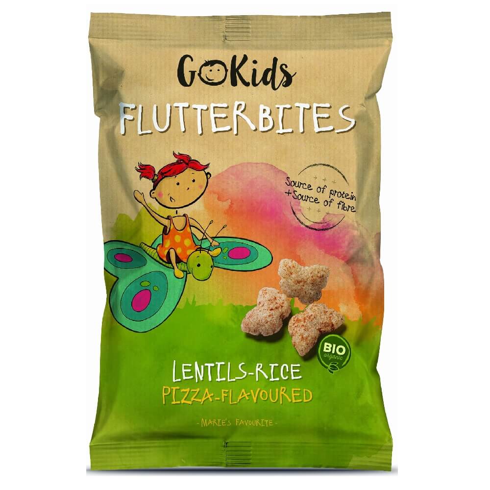 Chips de riz et lentilles saveur pizza BIO 30 g GOKIDS