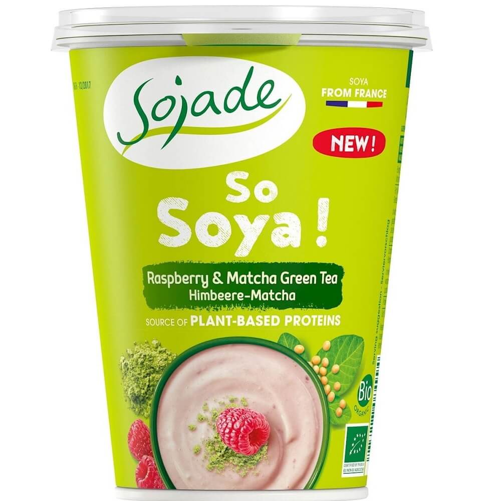 Produit soja framboise - matcha sans gluten BIO 400 g - SOJADE