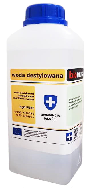 Eau distillée 1000ml BIOMUS